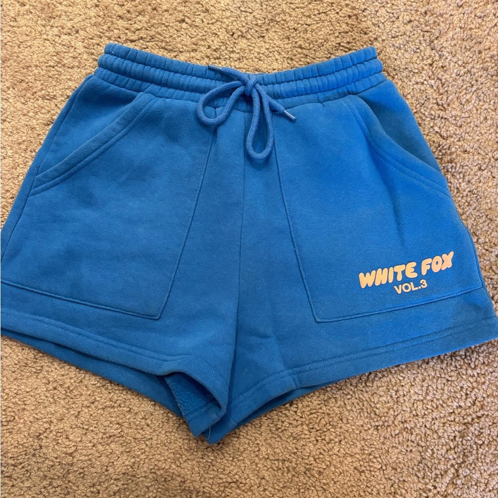 White fox shorts